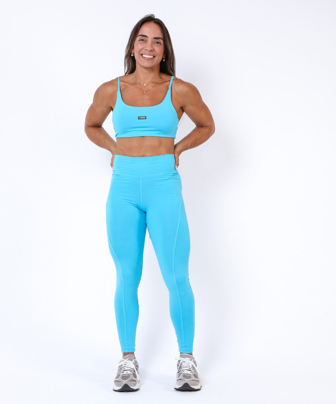 TOP CELINA AZUL TURQUESA