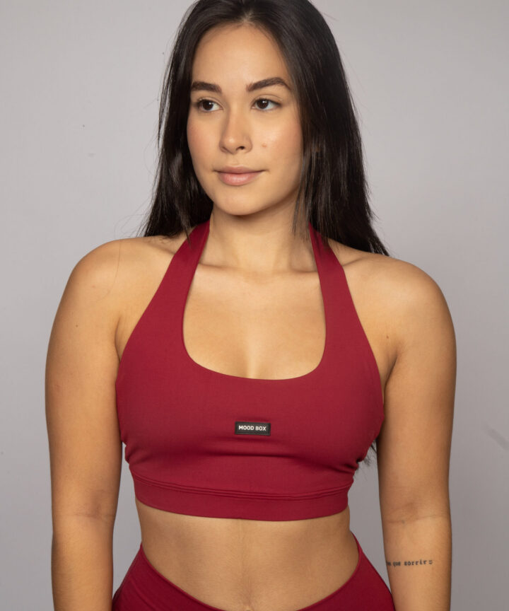 Alternative view of TOP FRENTE ÚNICA CEREJA