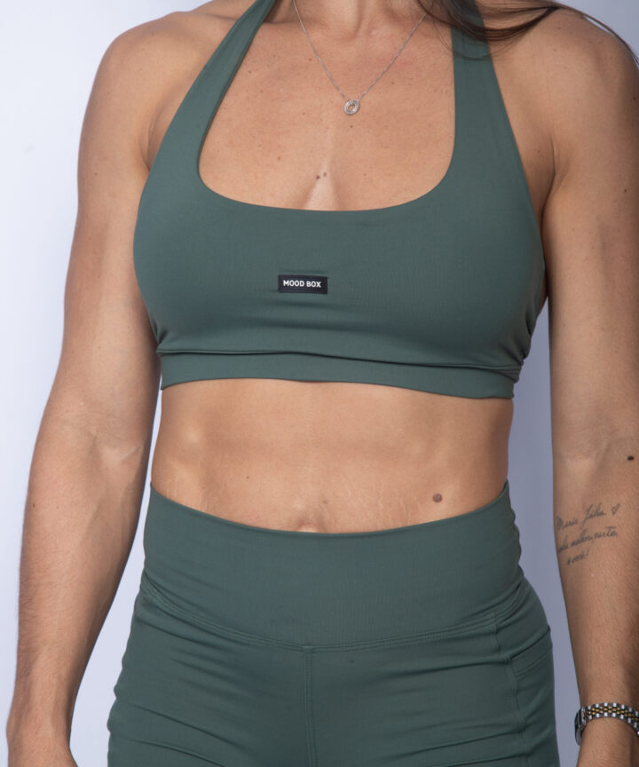 TOP FRENTE ÚNICA VERDE