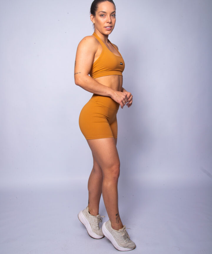 Alternative view of TOP FRENTE ÚNICA CARAMELO