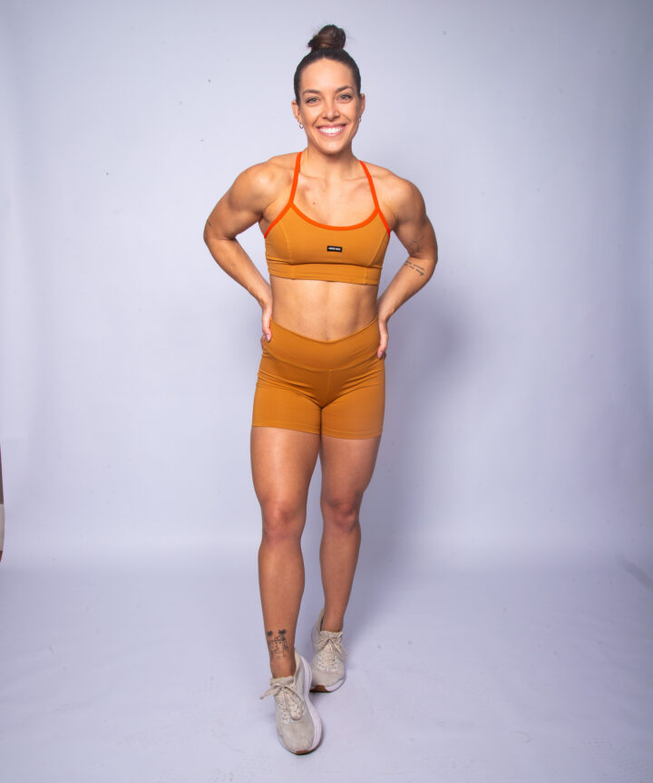 TOP TIRINHA CARAMELO