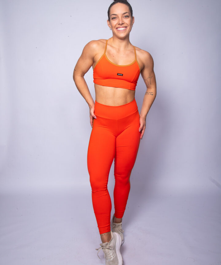 CALÇA ADIDAS LARANJA