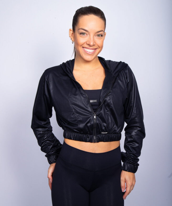 CORTA VENTO CURTO PRETO