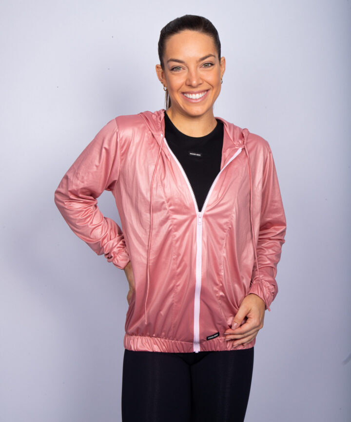 CORTA VENTO LONGO ROSA