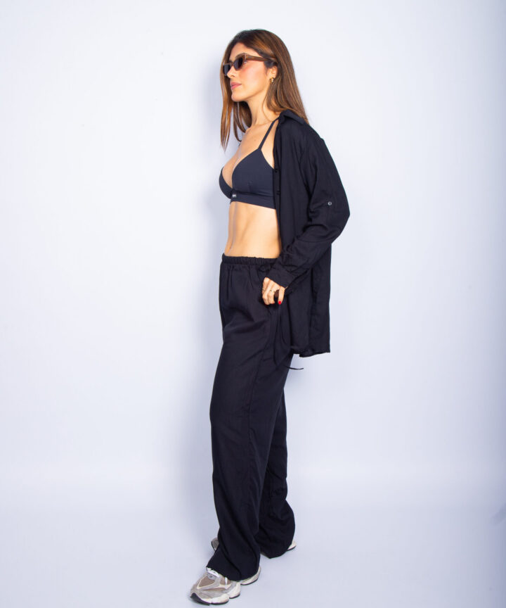 Alternative view of CALÇA CASUAL PRETA