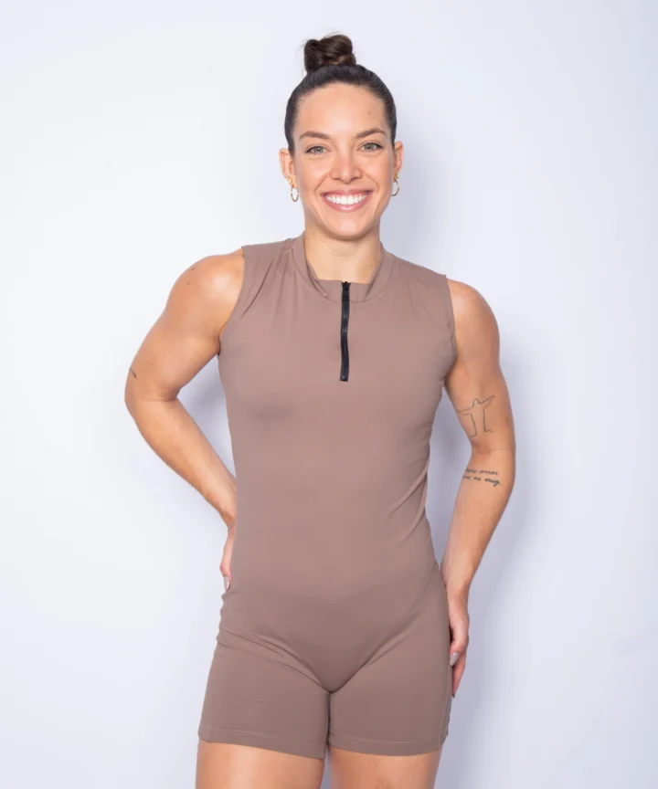 MACAQUINHO ZIPER CAPUCCINO