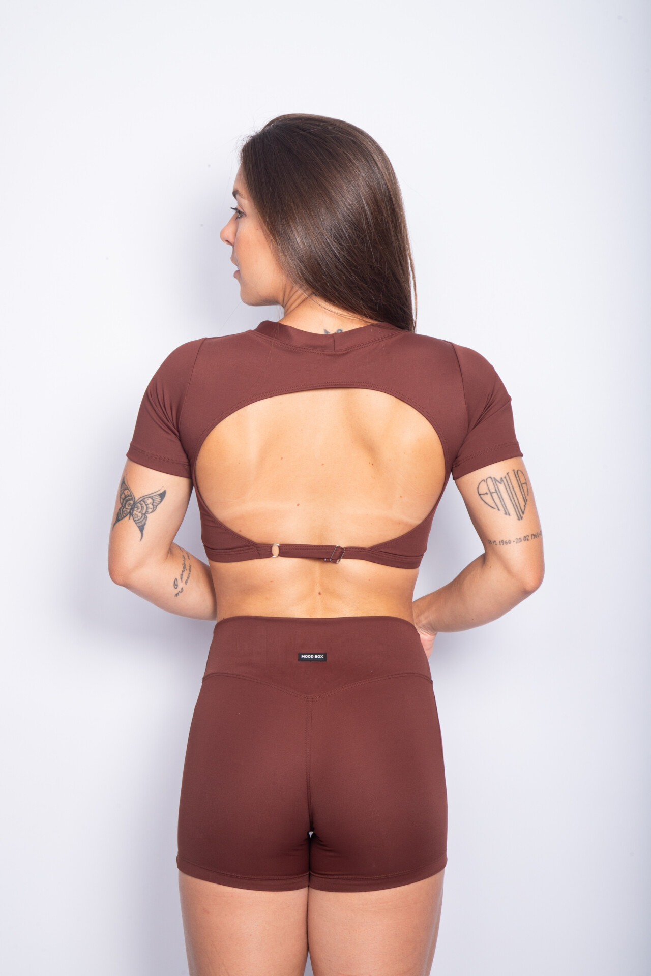 SHORT S/ COSTURA MARROM - Imagem 3