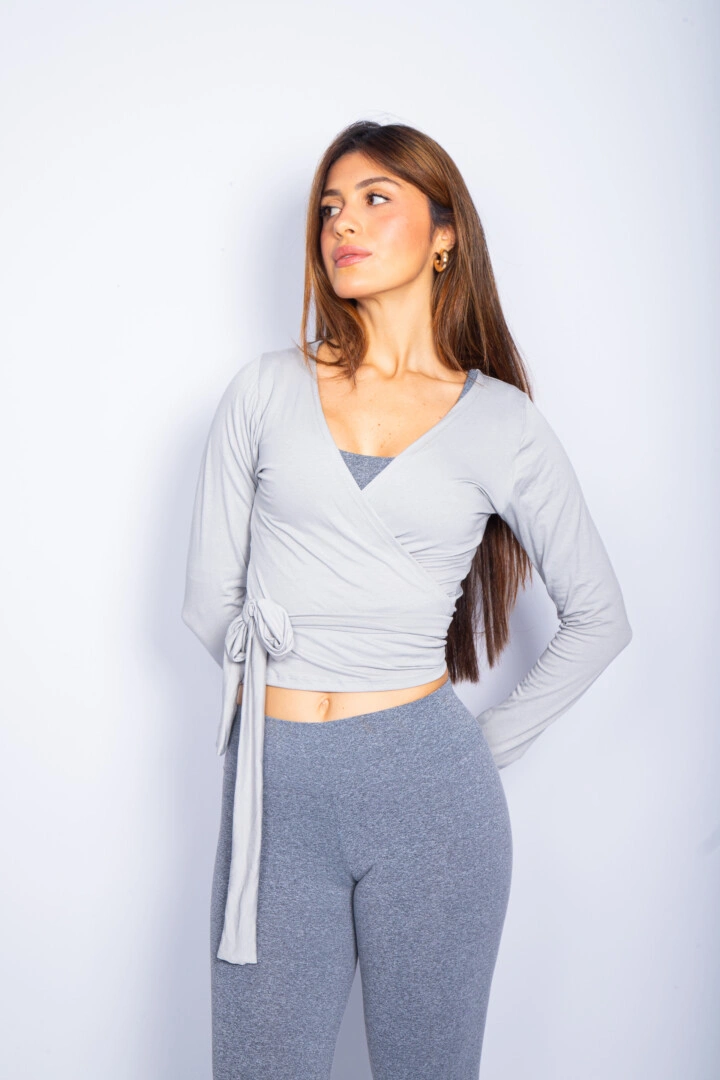 CASAQUINHO PLIÊ CINZA