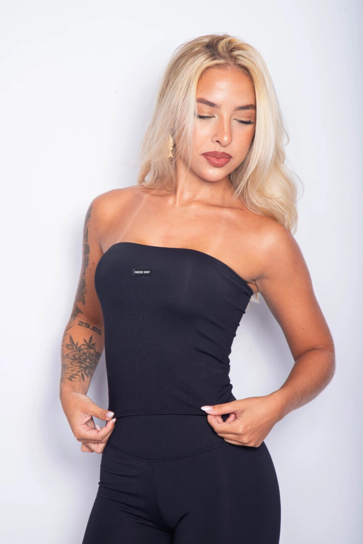 BLUSA TOMARA QUE CAIA PRETA