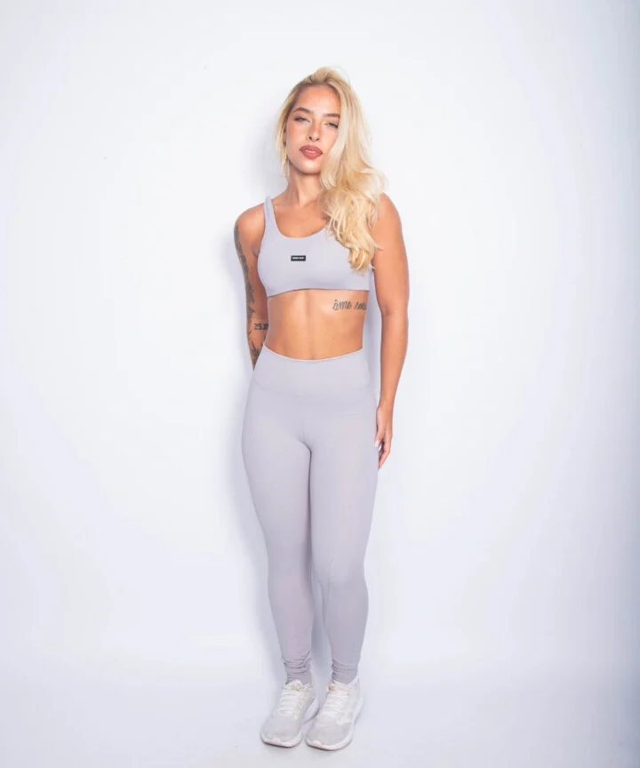 CALÇA MOOD CINZA CLARO