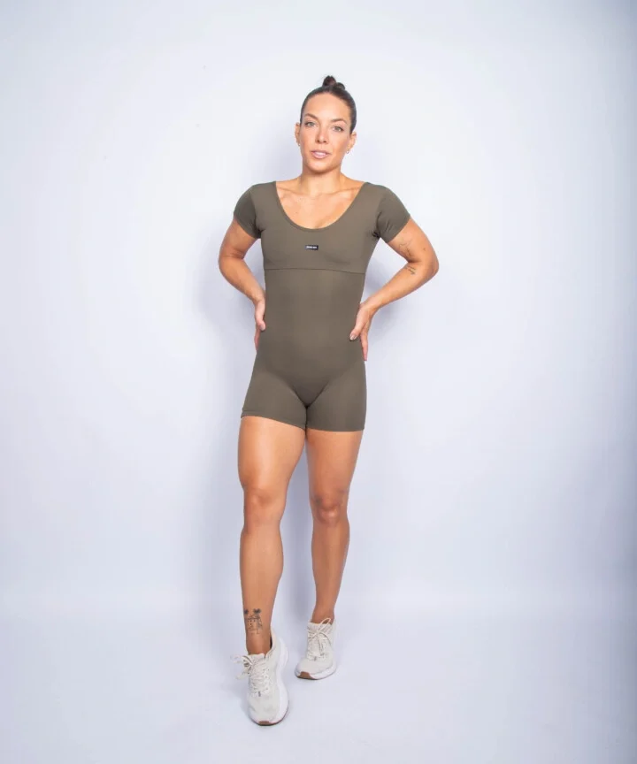 MACAQUINHO BAILARINA VERDE MILITAR